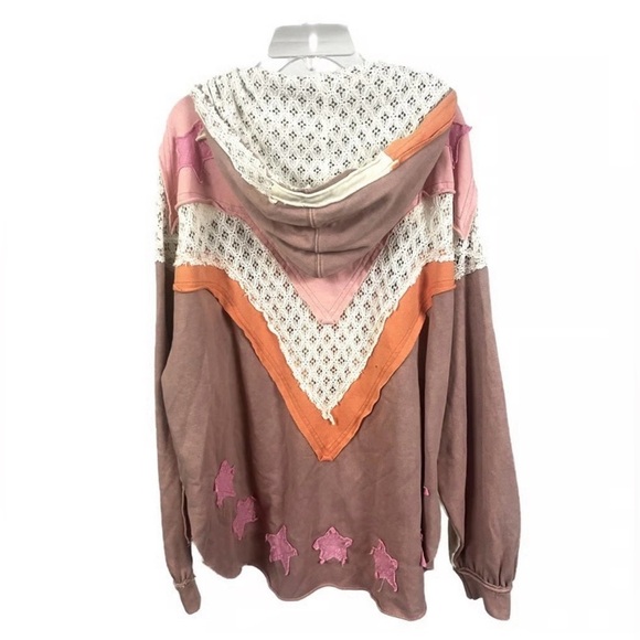 Oli & Hali Pink and Cream Star Jacket - Picture 3 of 6